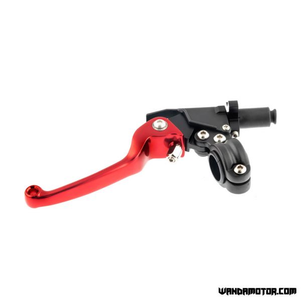 Ajotech clutch lever aluminium red