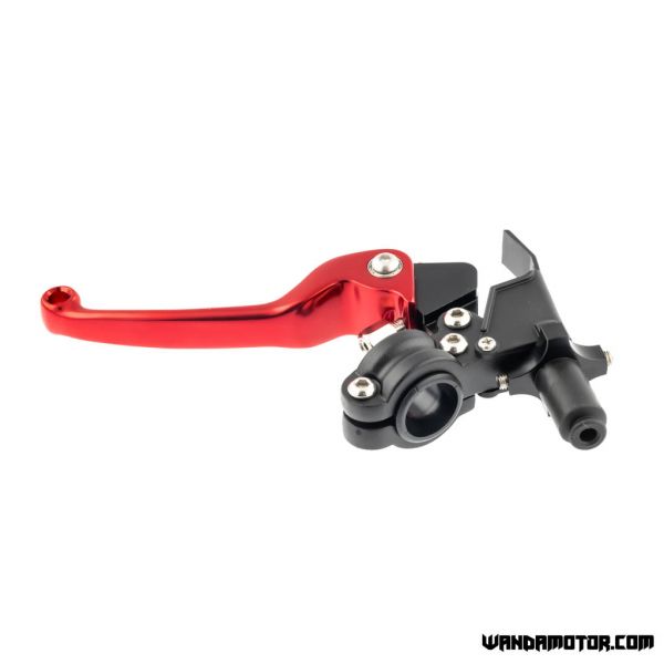 Ajotech clutch lever aluminium red-2