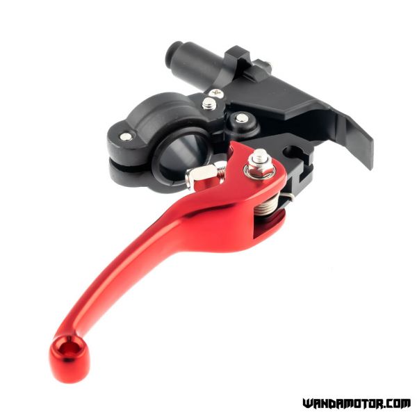 Ajotech clutch lever aluminium red-3