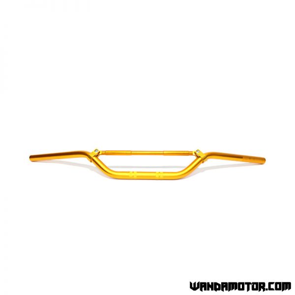 Handlebar Ajotech MX/enduro gold + pad