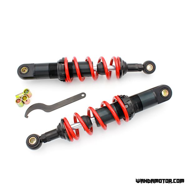 Ajotech Six-Roll rear shocks 285mm red-1