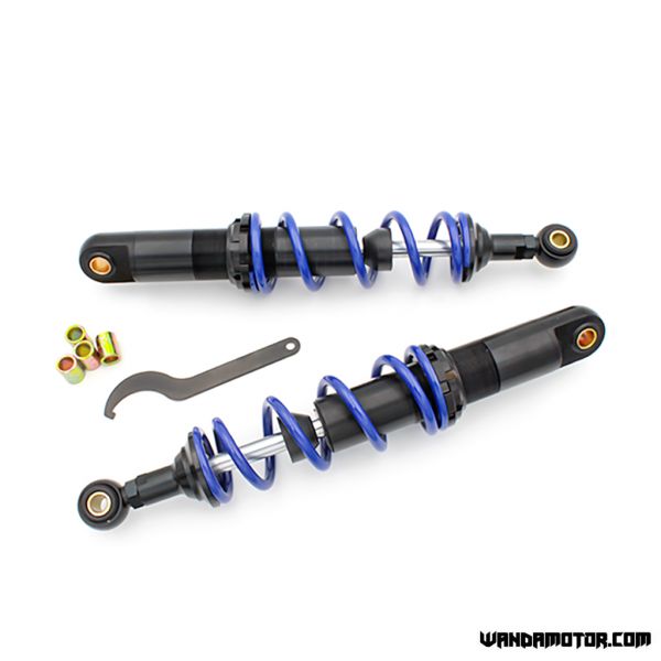 Ajotech Six-Roll rear shocks 330mm blue