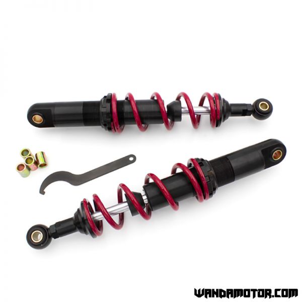 Ajotech Six-Roll rear shocks 330mm red