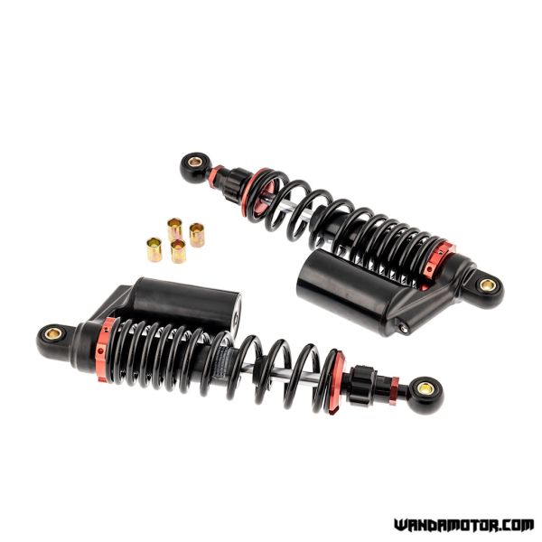 Ajotech Tanked takajousipari musta/punainen 330mm