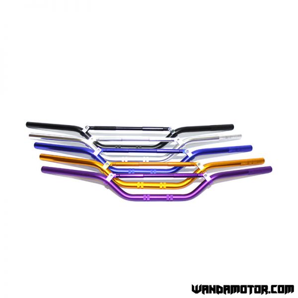 Handlebar Ajotech MX/enduro purple + pad-3