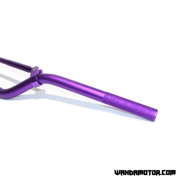 Handlebar Ajotech MX/enduro purple + pad-2