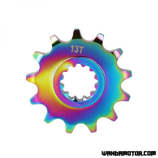 Front sprocket Doppler Minarelli AM6 neochrome 13z