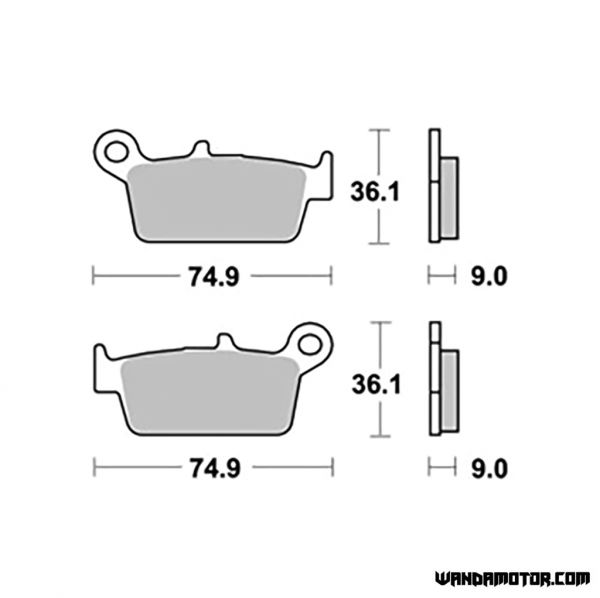 AP Racing brake pads LMP 290 ST-1