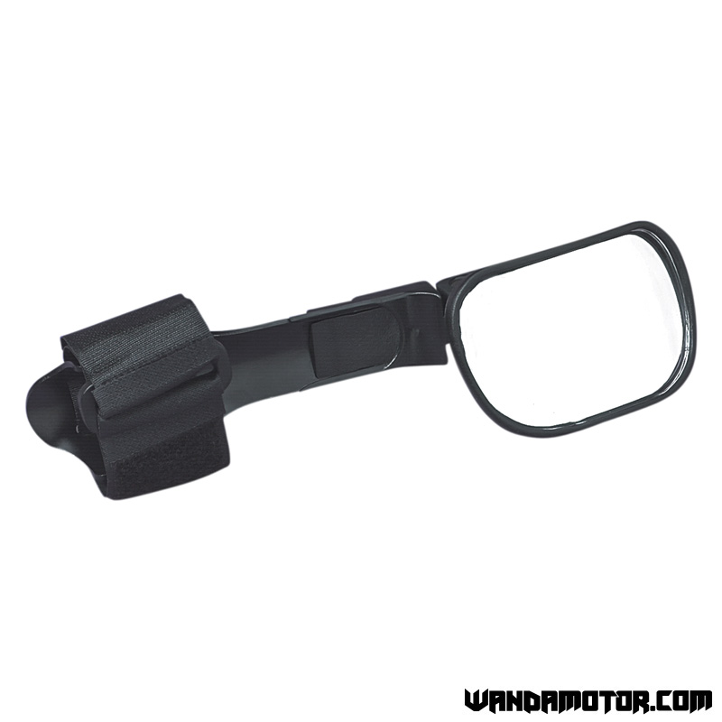 Mirror handlebar-mount with strap