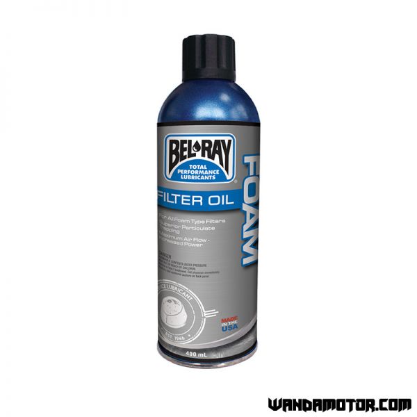 Air filter oil Belray Foam Spray 400 ml-1