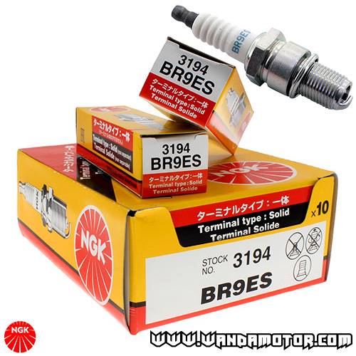 NGK BR9ES Spark Plug fits Vespa LX 50 2T 20052007 Motorcycle Spark