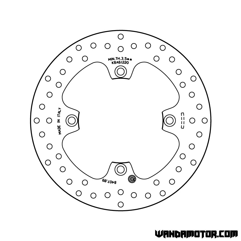 Brake disc Brembo Serie Oro Husqvarna