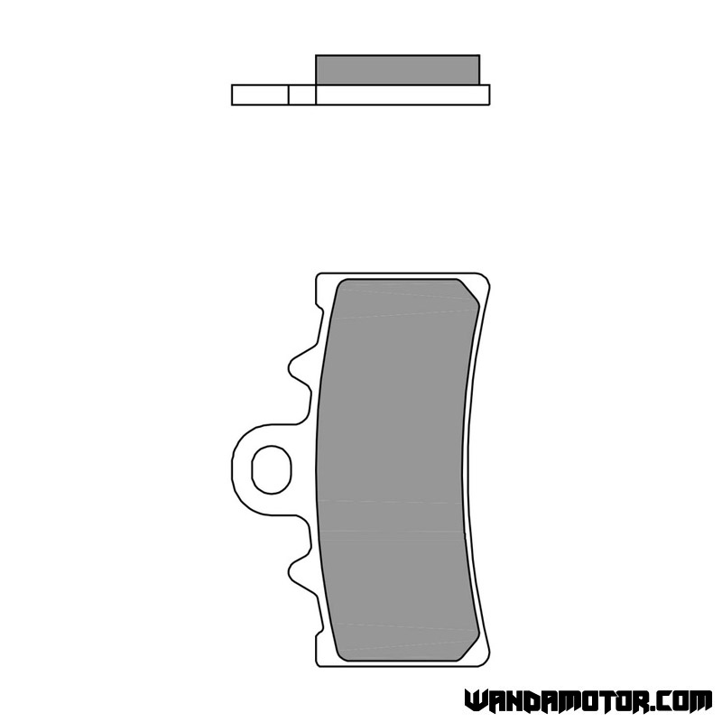 Brake pads Brembo carbon-ceramic 07GR18CC