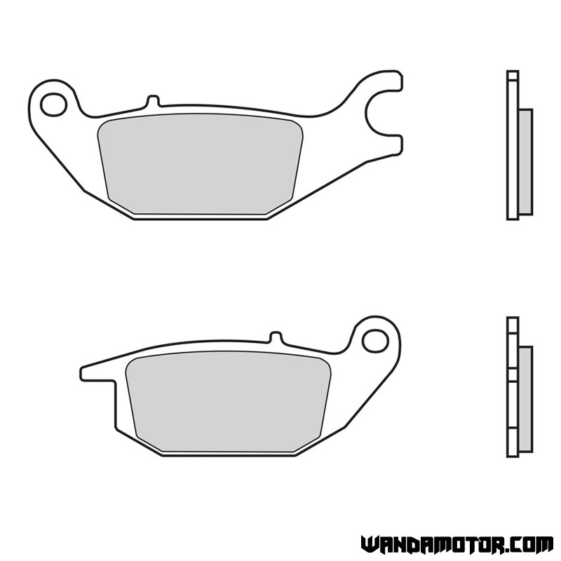 Brake pads Brembo carbon-ceramic 07HO4905