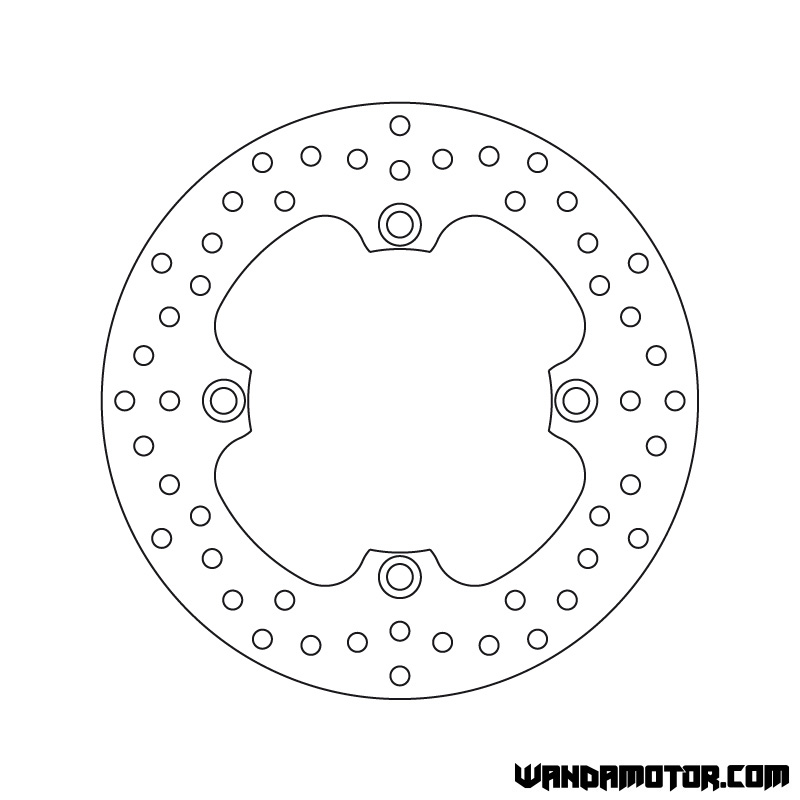 Jarrulevy Brembo Serie Oro Husqvarna