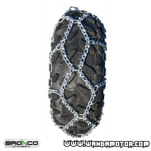 Bronco Diamond V-Bar snow chainpair 137x36cm