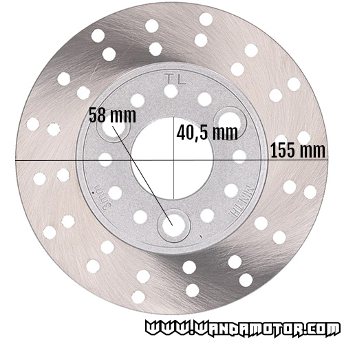 Brake disc 155/40.5