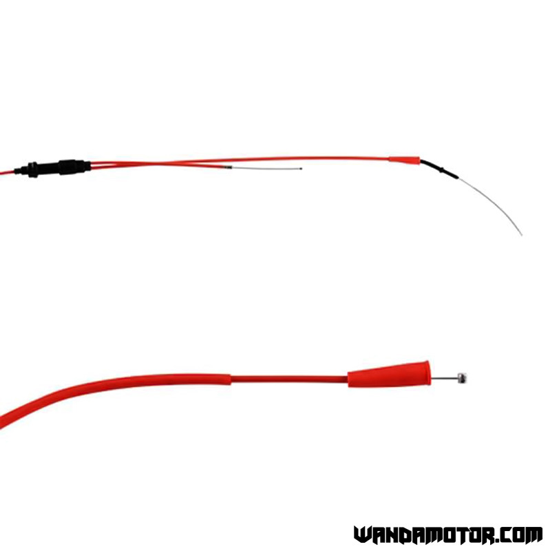 Throttle cable Doppler Derbi Senda '00-10 red