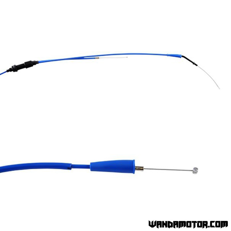 Throttle cable Doppler Derbi Senda '00-10 blue