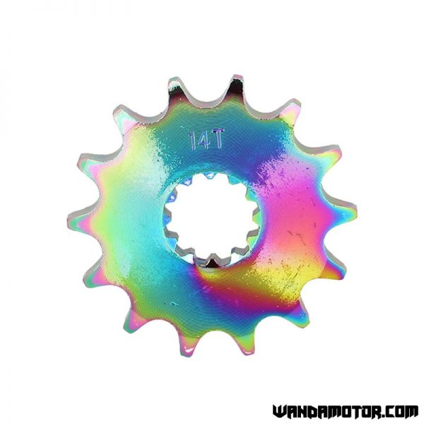 Front sprocket Doppler Minarelli AM6 neochrome 428 14z-1