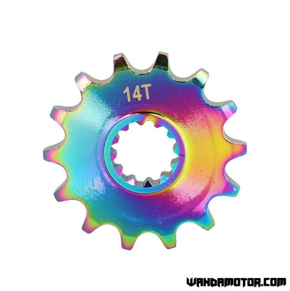 Front sprocket Doppler Minarelli AM6 neochrome 14z-1