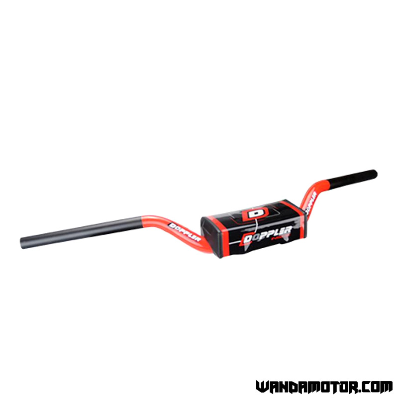 Handlebar Doppler Fatbar Alu matte black/red