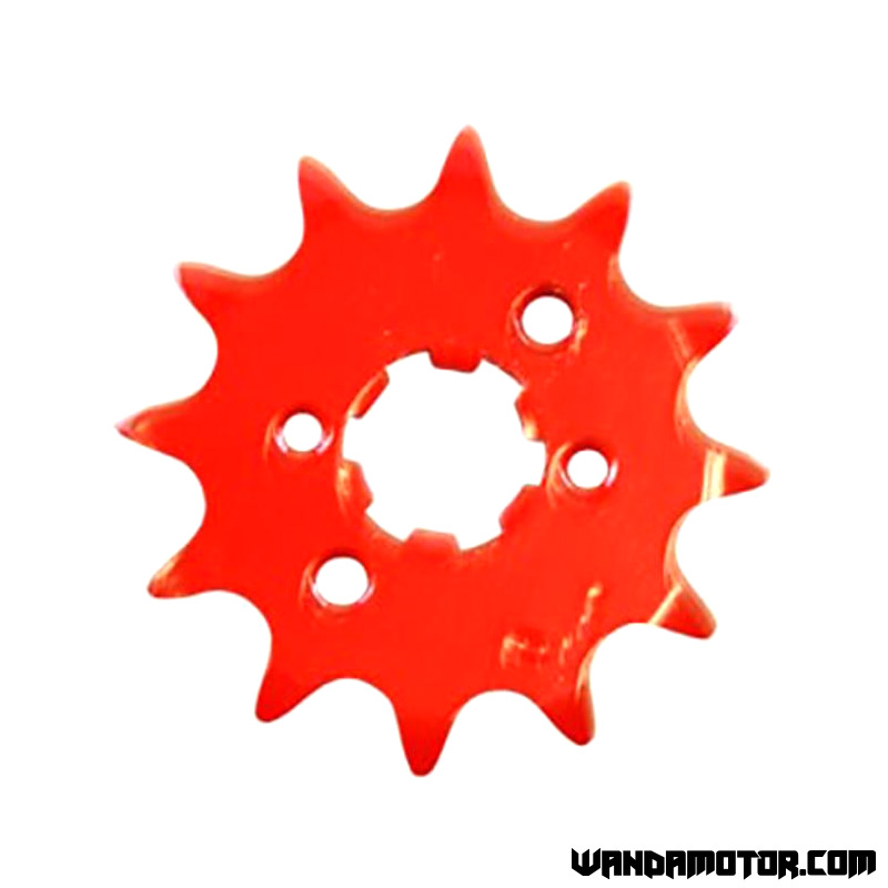 Front sprocket Derbi Senda 12t red