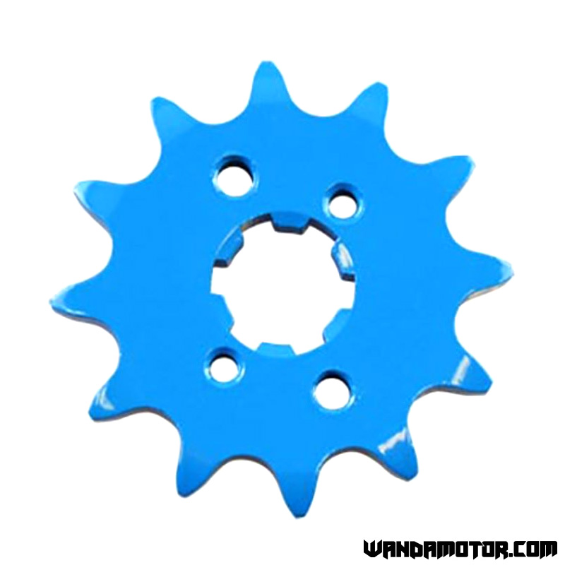 Front sprocket Derbi Senda 12t blue