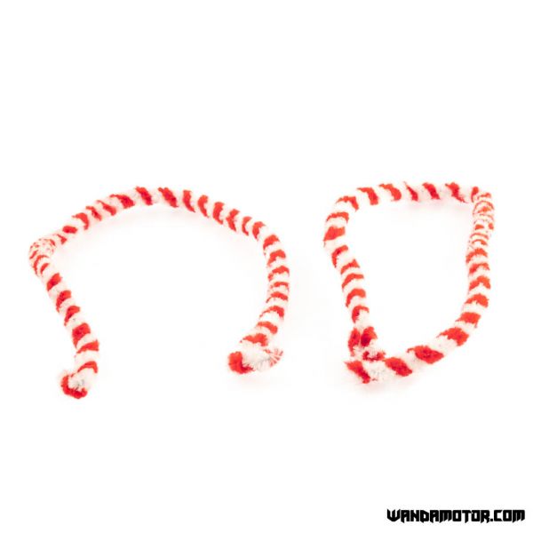 Hub cleaning rings red-white-2