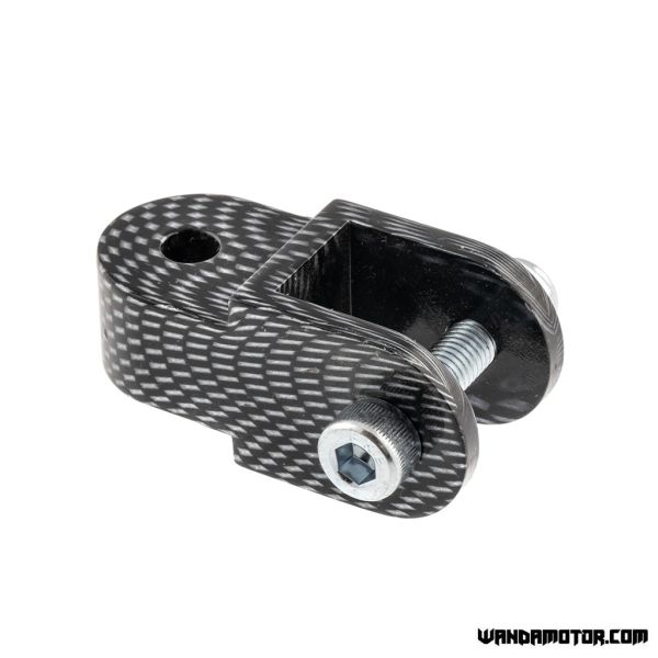 Iskunvaimentimen korotuspala +40mm carbon look-2