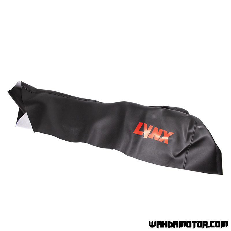 Seat cover black Lynx 5900 with wooden bottom
