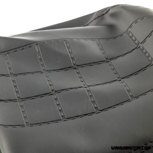 Seat cover Suzuki PV50 black checkered hook fastening-3