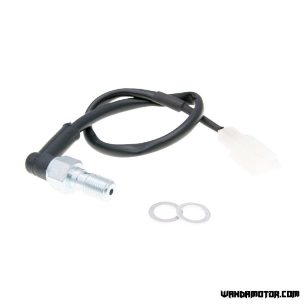 Brake light switch with banjo 90° M10 x 1,00