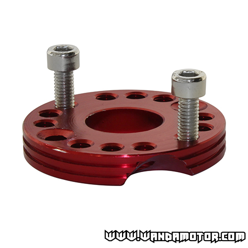 Carburetor mounting plate red