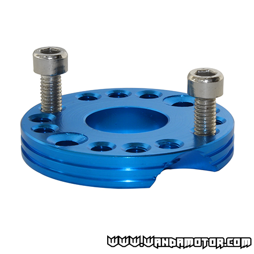 Carburetor mounting plate blue