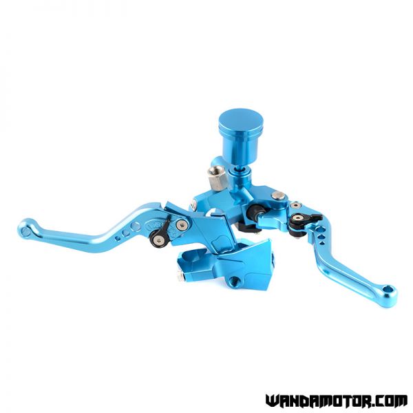 Lever kit aluminium universal blue-1