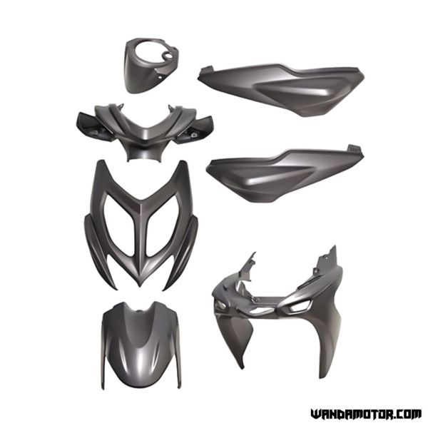 Plastic set Nitro & Aerox anthracite 13->