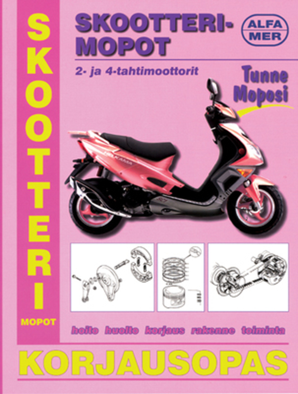 Maintenance/repair manual for 2/4T scooters