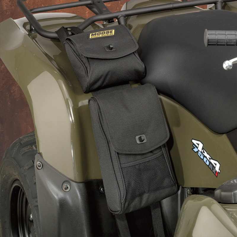 Soft rear fender bags Moose Big Horn black