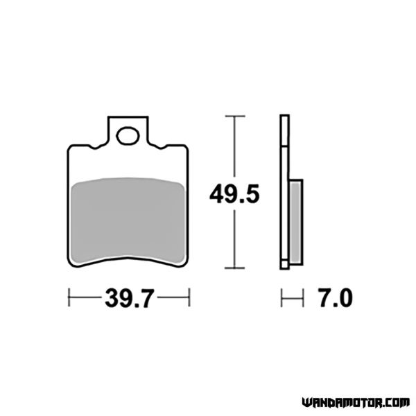 AP Racing brake pads LMP 325 ST-1