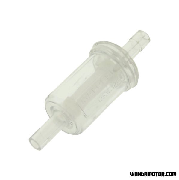 Fuel filter Malossi round transparent 6mm