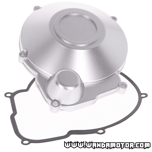 Ignition cover AM6 silver
