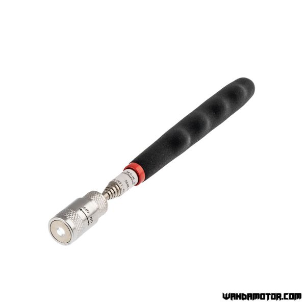 Teleskooppinen magneettinostin LED-valolla