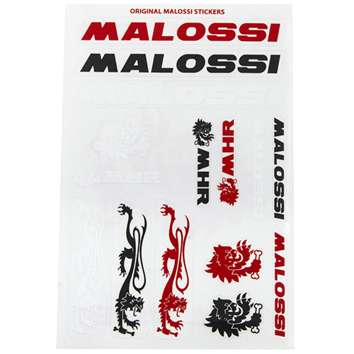 Sticker sheet Malossi 112x167 - Other products - Wandamotor
