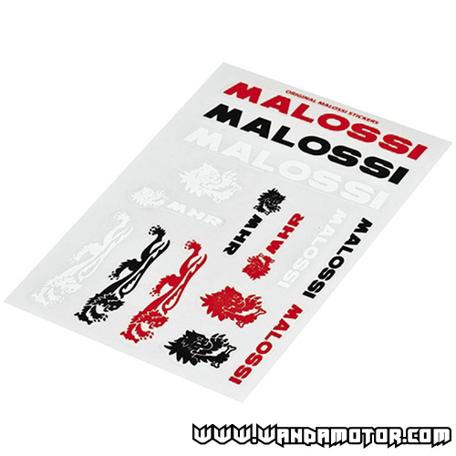 Sticker sheet Malossi 112x167 - Other products - Wandamotor