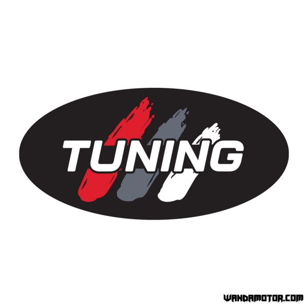 Side cover sticker Monkey [Tuning] black-blue-1