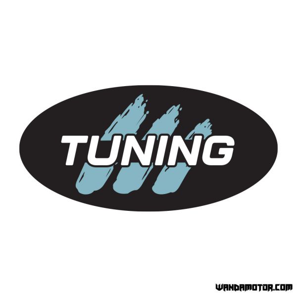 Side cover sticker Monkey [Tuning] black-blue