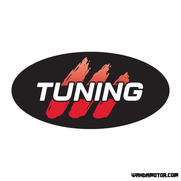 Side cover sticker Monkey [Tuning] black-red V2-1