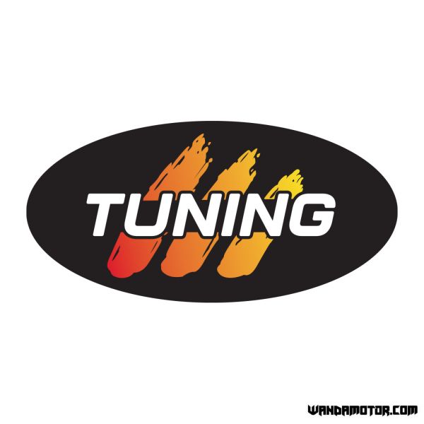 Side cover sticker Monkey [Tuning] black-orange