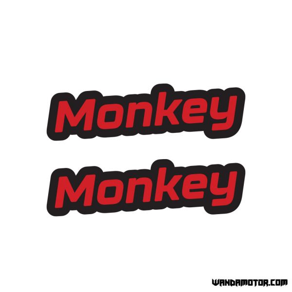 Tankin tarrat Monkey [Monkey] musta-punainen V3-1